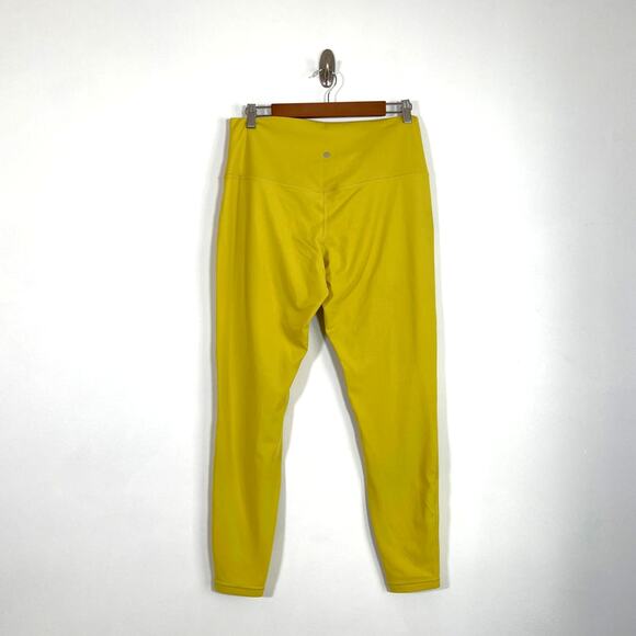 Lululemon Align High-Rise Pant 28" Soleil Yellow Size 14 Nulu Fabric Leggings - Picture 2 of 6